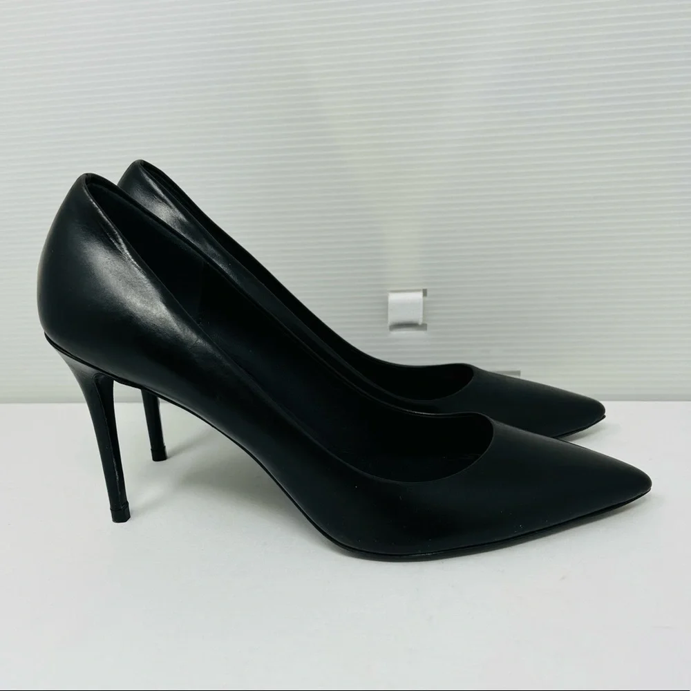 THEORY**Black Amria Calf Leather Pumps**EU 40 US 10 $355 - Picture 7 of 13